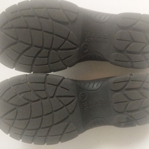 Emergency Exit Platform Slides Vegan Faux Leather Toe Thong Womens Black Sizes 7 - Picture 10 of 15